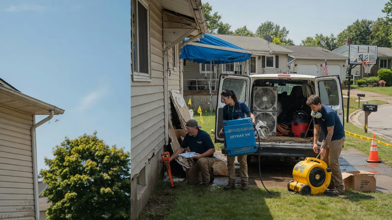 Ceiling Leak Cleanup in Sycamore, OH near me